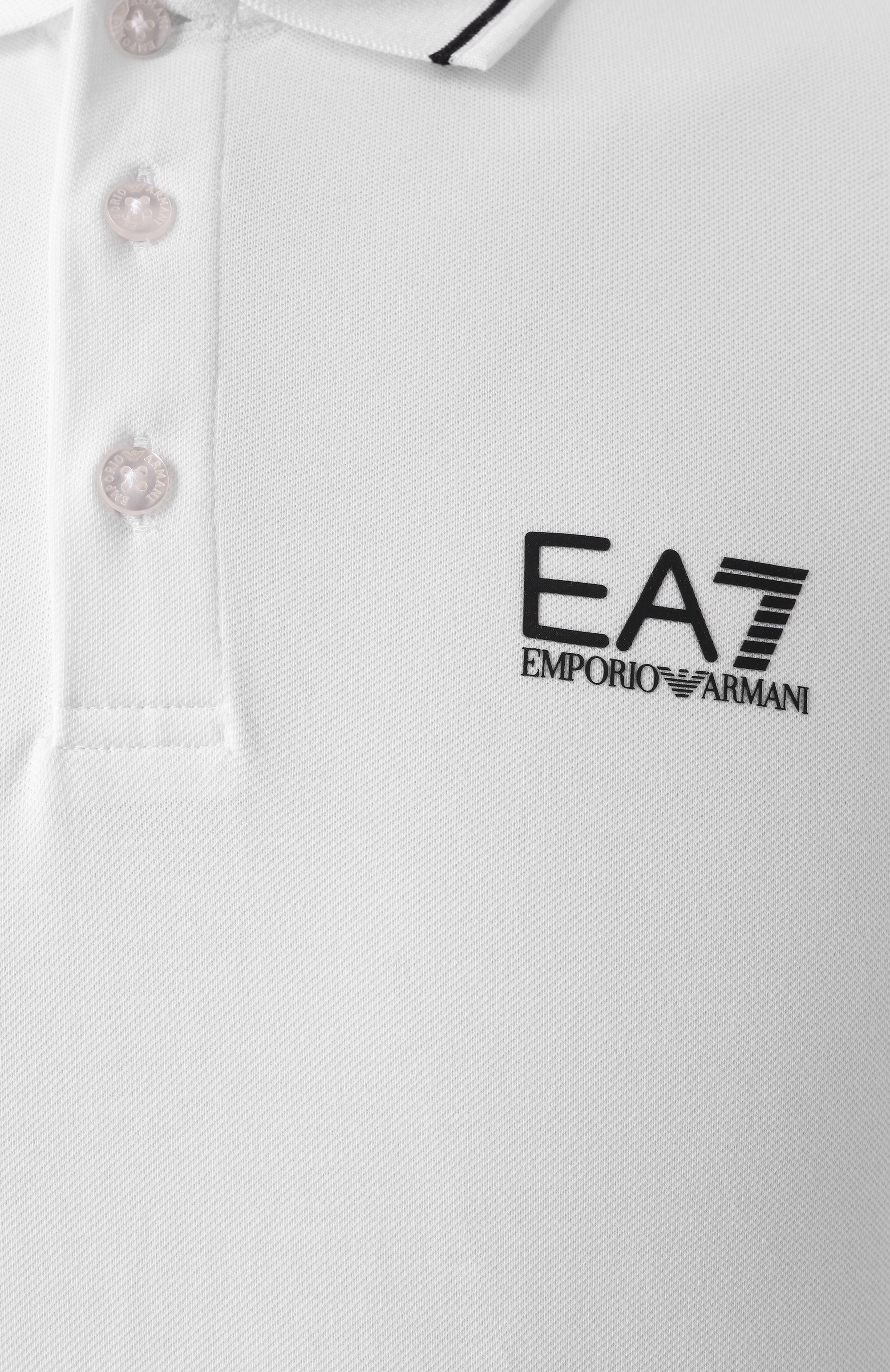 Хлопковое поло EA7, арт. 8NPF16/PJVUZ, фото 6