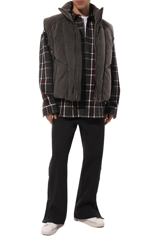 Хлопковые брюки HUGO Blue Чёрный, фото 2