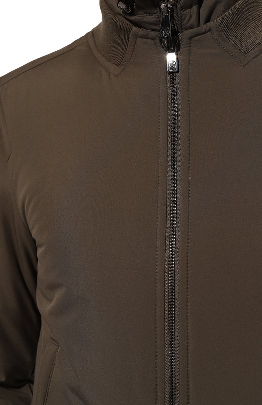 Утепленный бомбер Corneliani 94L5R1-9420158 Коричневый  94L5R1-9420158 Фото 5
