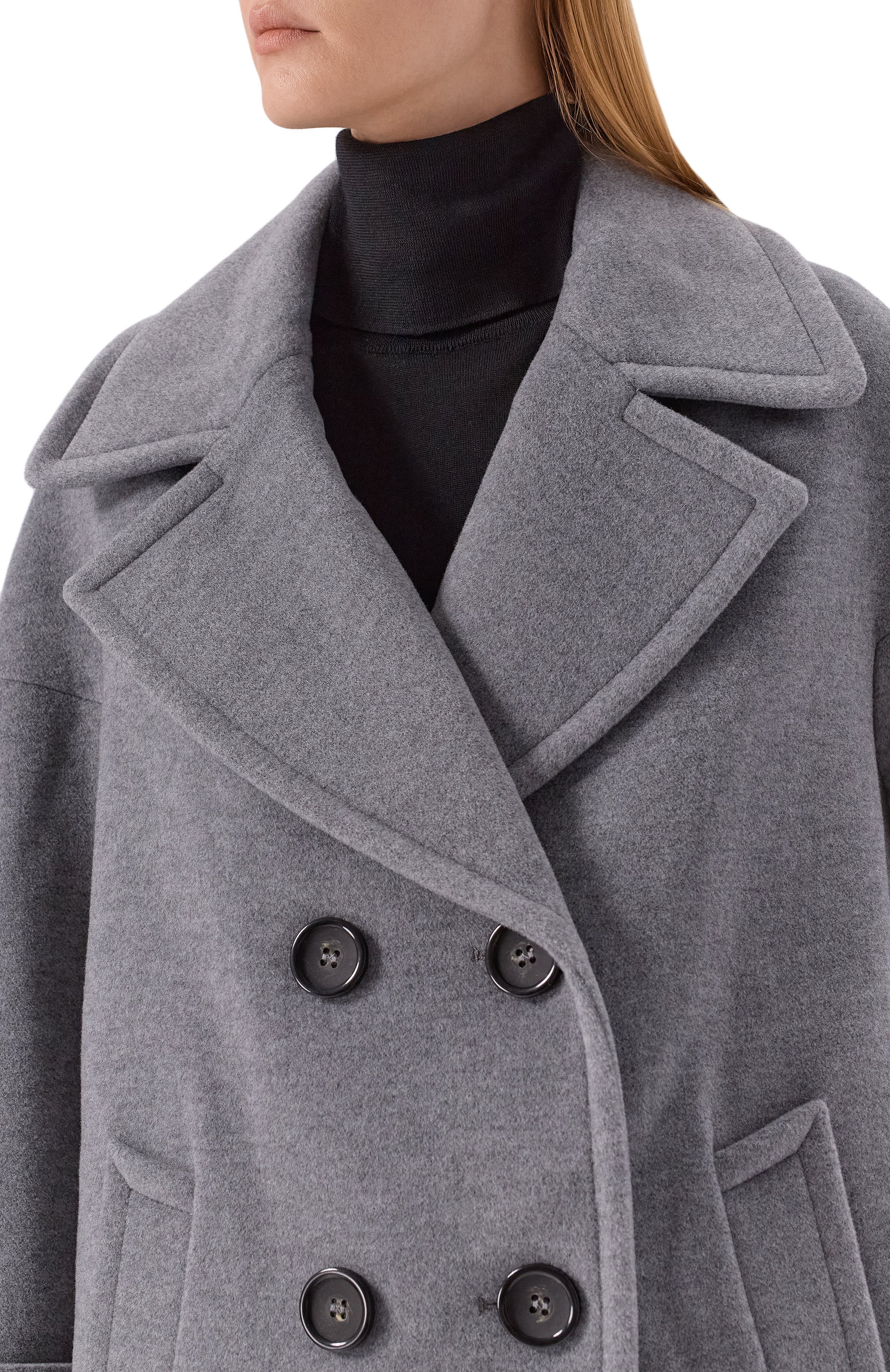 Пальто из шерсти и кашемира CINZIA ROCCA, арт. UR28001/D8, фото 4