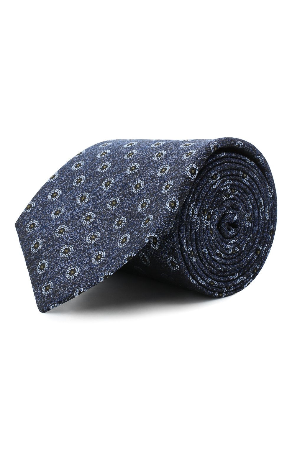 Шелковый галстук CANALI синего цвета по цене 13250 руб., арт. 18/HJ02805, фото 1 Шелковый галстук CANALI, арт. 18/HJ02805, фото 1