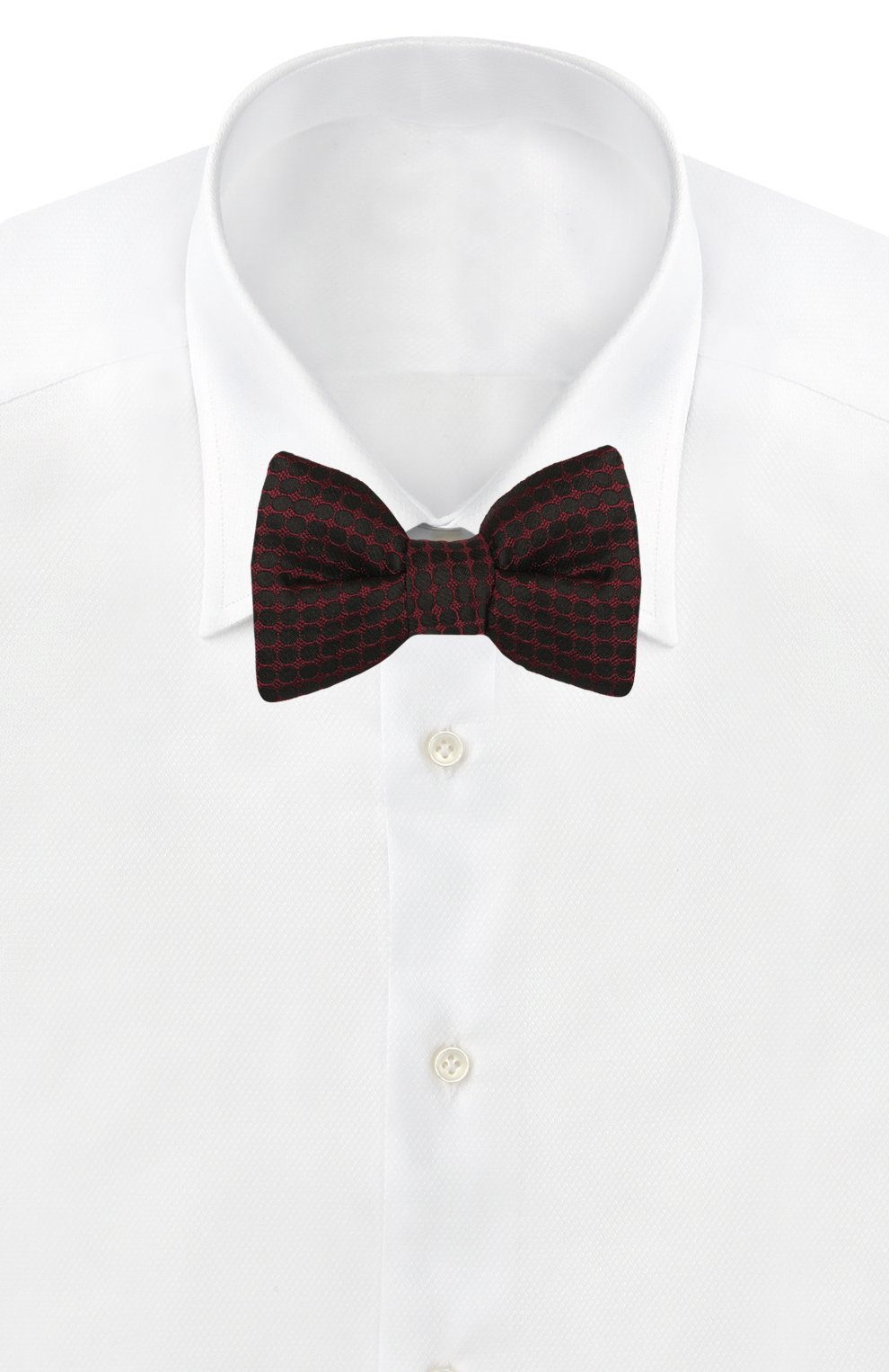 Шелковый галстук-бабочка TOM FORD бордового цвета по цене 22900 руб., арт. 6TF36/4CH, фото 2 Шелковый галстук-бабочка TOM FORD, арт. 6TF36/4CH, фото 2