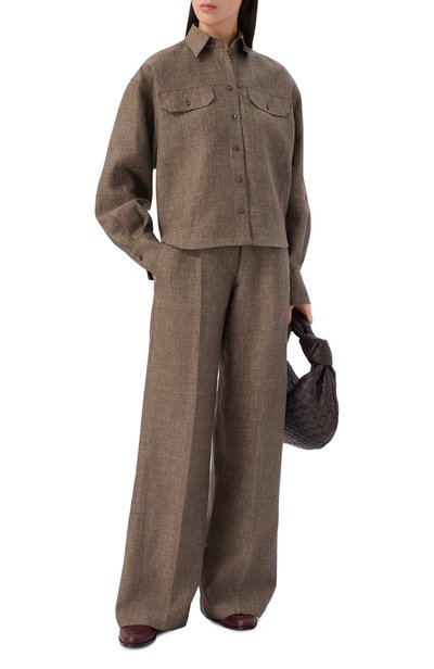 Льняные брюки BRUNELLO CUCINELLI, арт. MQ194P9002, фото 2