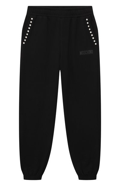 Хлопковые джоггеры MOSCHINO, арт. HDP06A/LCA23/10-14