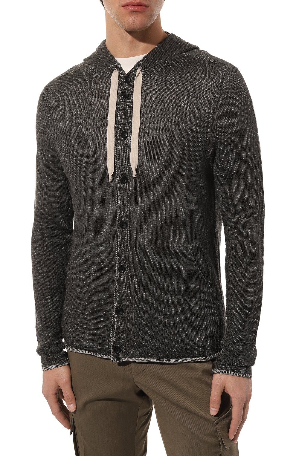 Кардиган изо льна и хлопка HANNES ROETHER, арт. 110510/FE12GAT0.121.101, фото 3