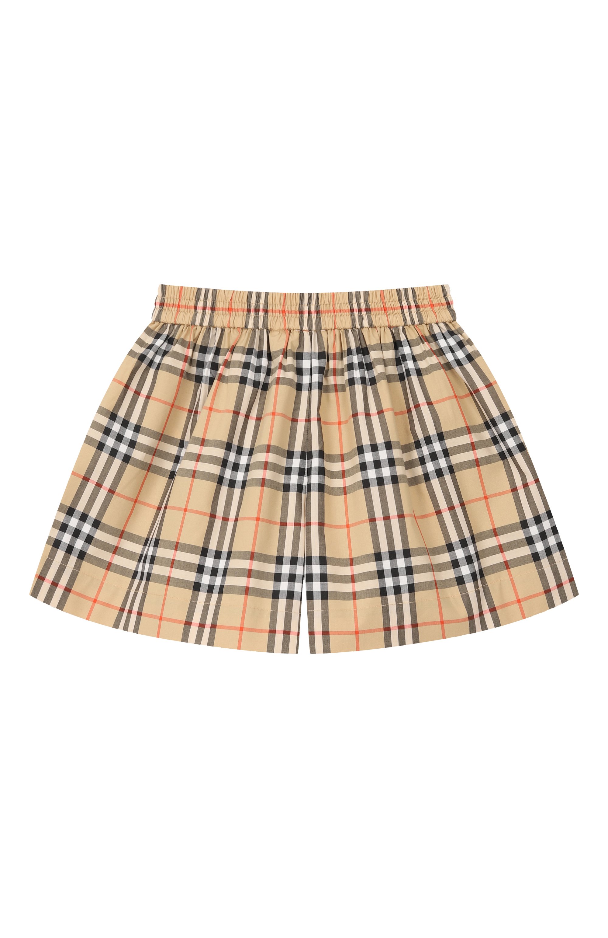 Хлопковая юбка-шорты BURBERRY бежевого цвета по цене 34650 руб., арт. 8117159, фото 2 Хлопковая юбка-шорты BURBERRY, арт. 8117159, фото 2