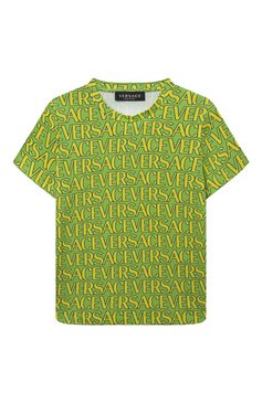 Хлопковая футболка VERSACE, арт. 1000129/1A08295/4A-6A, фото 1