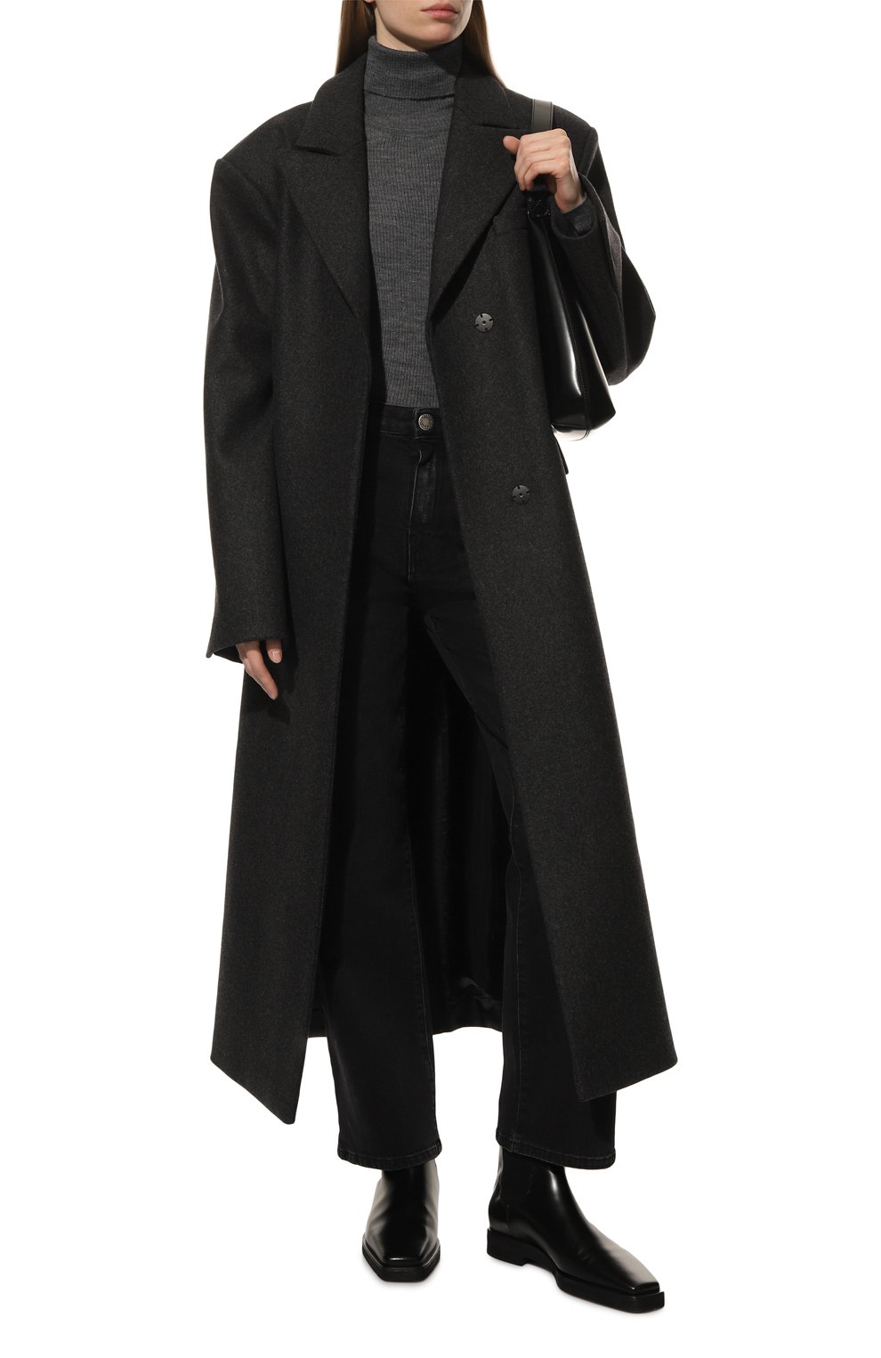 Джинсы PINKO черного цвета по цене 28500 руб., арт. 1J1129-A09G, фото 2 Джинсы PINKO, арт. 1J1129-A09G, фото 2