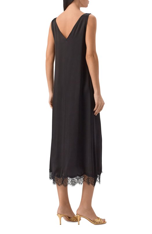 Платье из вискозы Officine Generale S26WDRS103 Чёрный  S26WDRS103 Фото 3