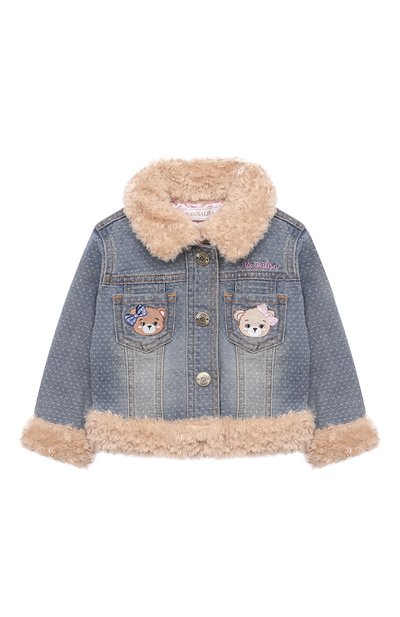 Джинсовая куртка MONNALISA, арт. 39D106., фото 1