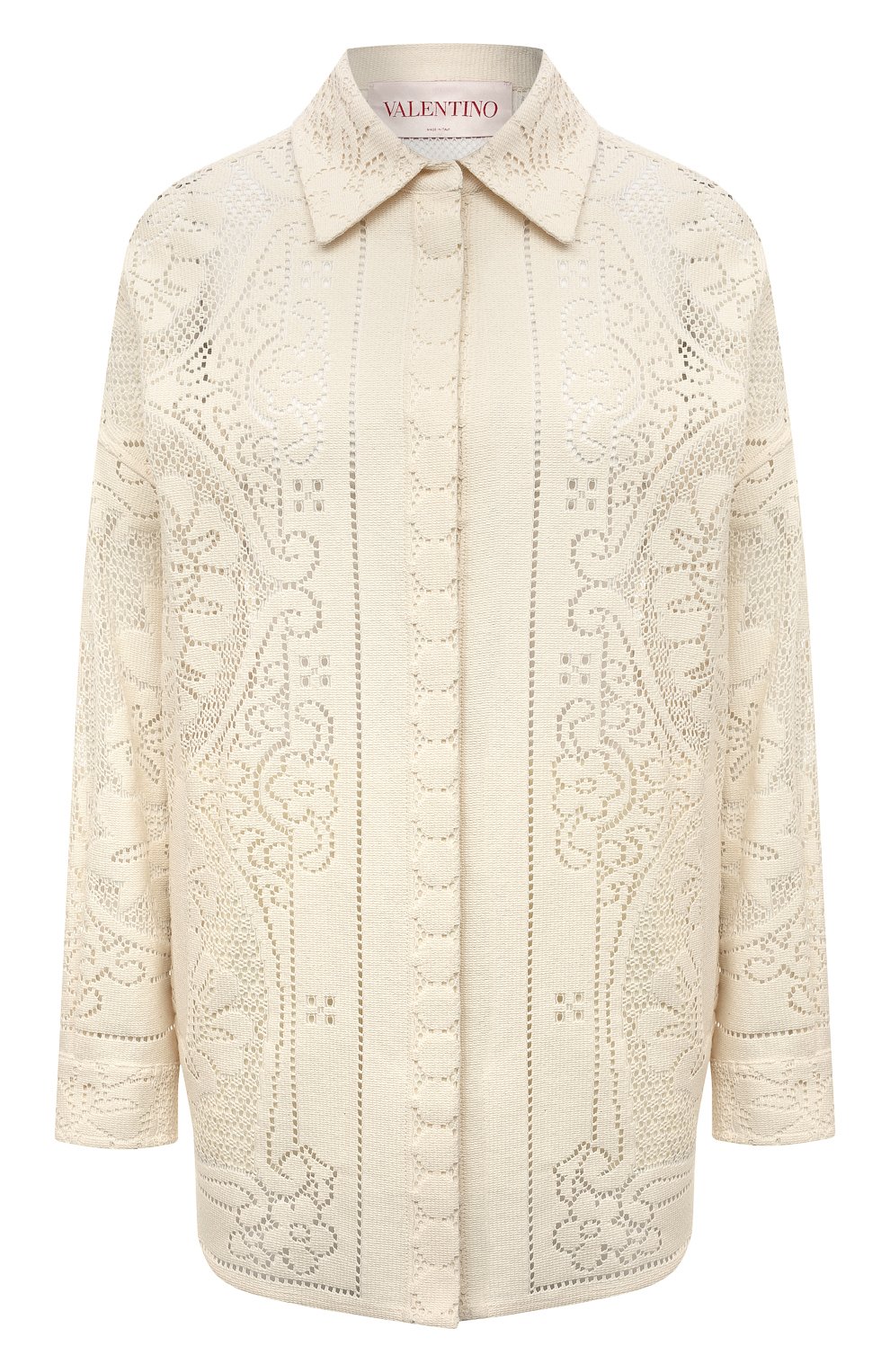 Хлопковая блузка VALENTINO, арт. XB3CI0R16W3, фото 1