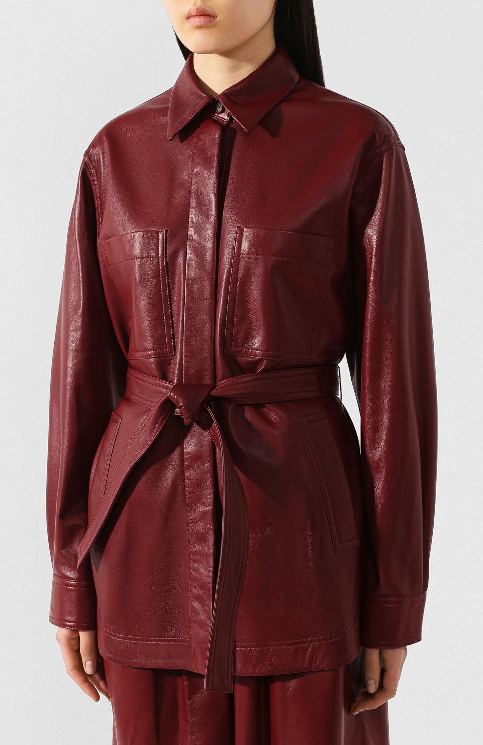 Кожаная рубашка JOSEPH, арт. JF004677, фото 3
