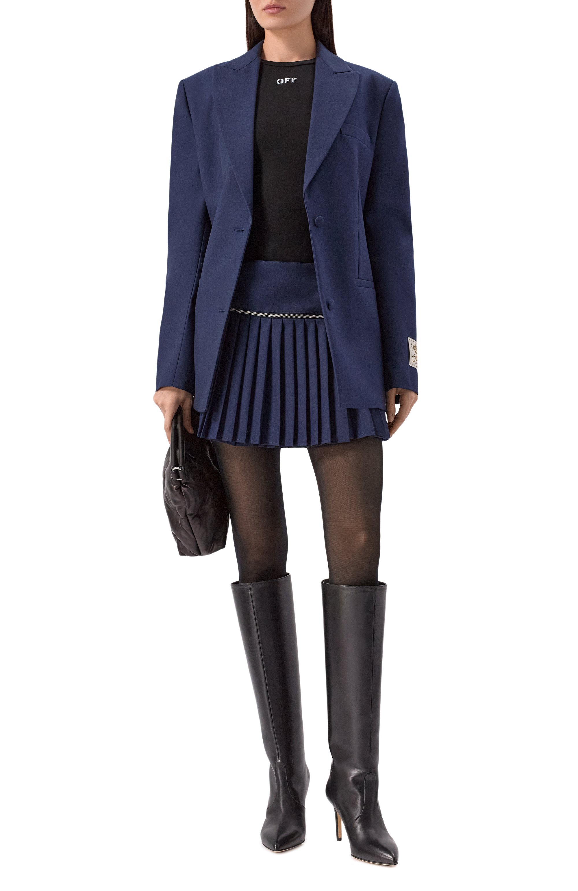 Плиссированная юбка OFF-WHITE, арт. 0WCU01FF25FAB001, фото 2