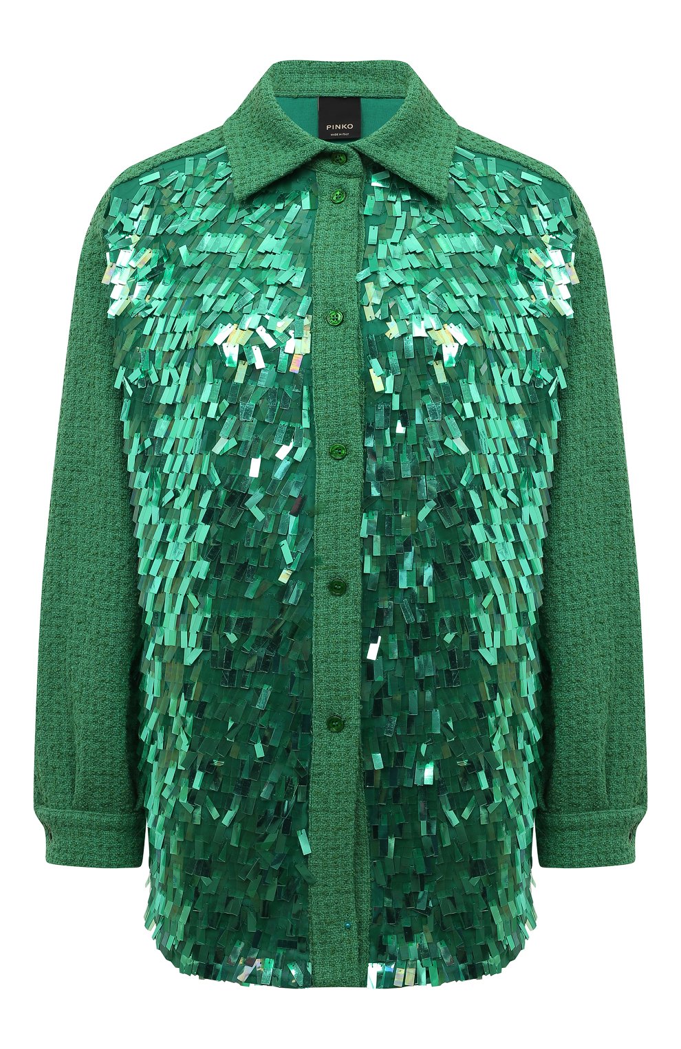 Рубашка с отделкой пайетками PINKO, арт. 1G17VR-Y3SH, фото 1