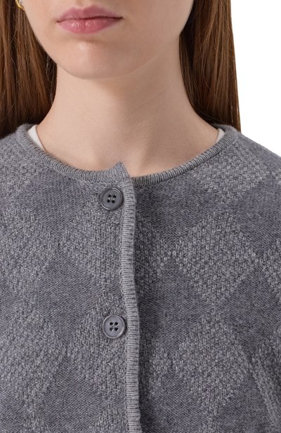 Кардиган из шерсти и кашемира EMPORIO ARMANI, арт. EW002176/AF18280/F8001, фото 5