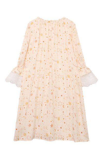 Ночная сорочка из вискозы AMIKI CHILDREN кремового цвета по цене 14600 руб., арт. VICT0RIA, фото 2 Ночная сорочка из вискозы AMIKI CHILDREN, арт. VICT0RIA, фото 2