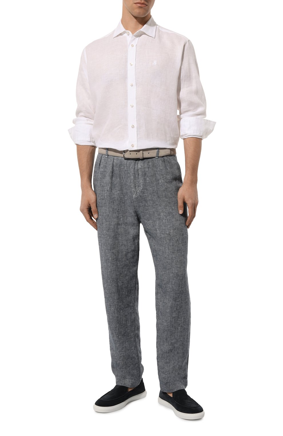 Льняные брюки HANNES ROETHER, арт. PA21PER.6048, фото 2