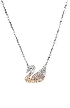 Женская кулон iconic swan SWAROVSKI серебряного цвета, арт. 5215034 | Фото 3 (Региональные ограничения белый список (Axapta Mercury): Не проставлено; Нос: Не проставлено; Статус проверки: Требуются правки, Проверена категория; Материал: Металл; Материал сплава: Проверено)