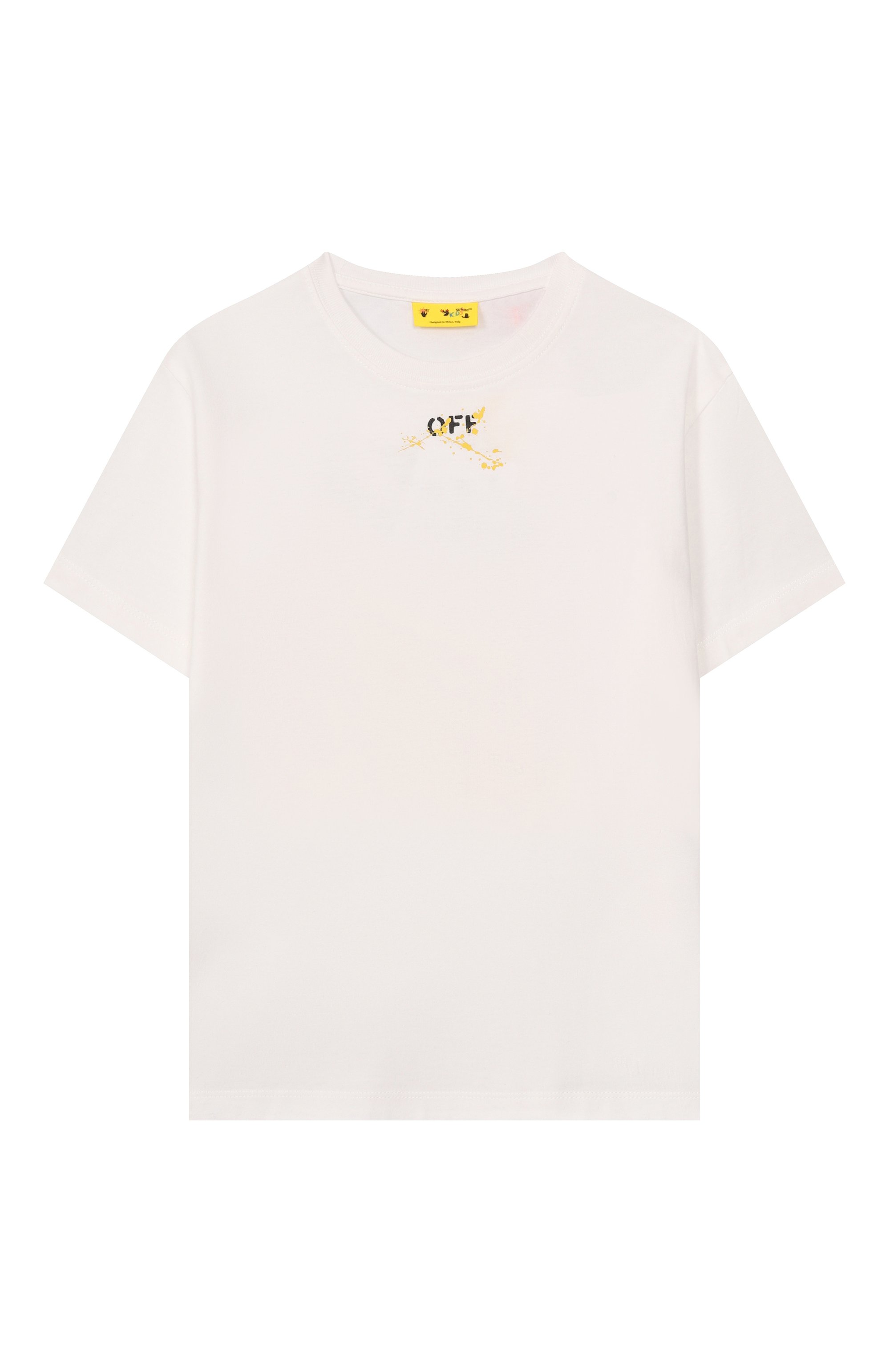 Хлопковая футболка OFF-WHITE, арт. 0BAA002F25JER00A/4-12, фото 1