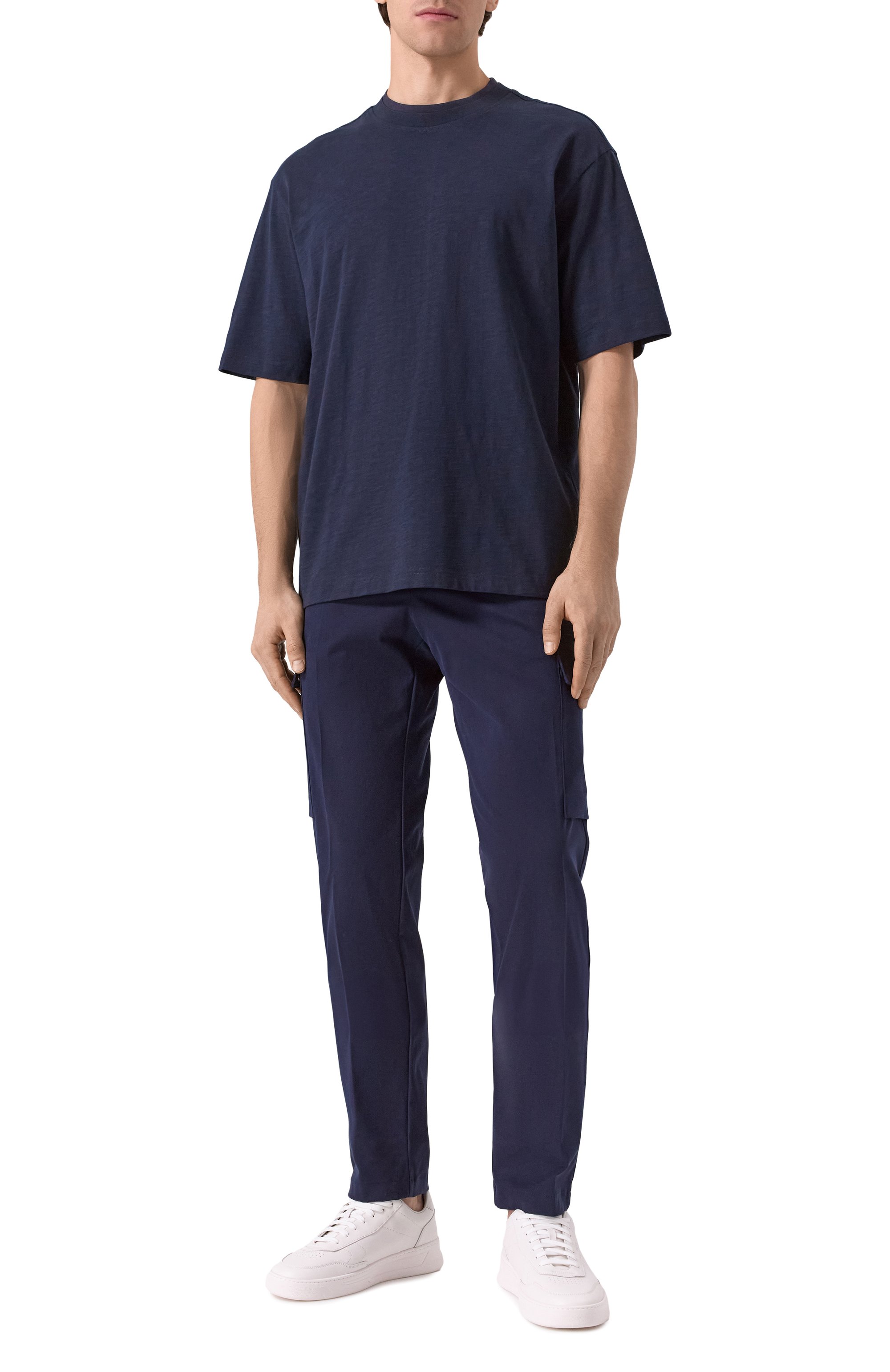 Хлопковая футболка BOSS ORANGE, арт. 50530781, фото 2