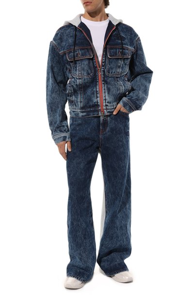 Комбинированные джинсы DIESEL, арт. A09696/0EMAD, фото 2