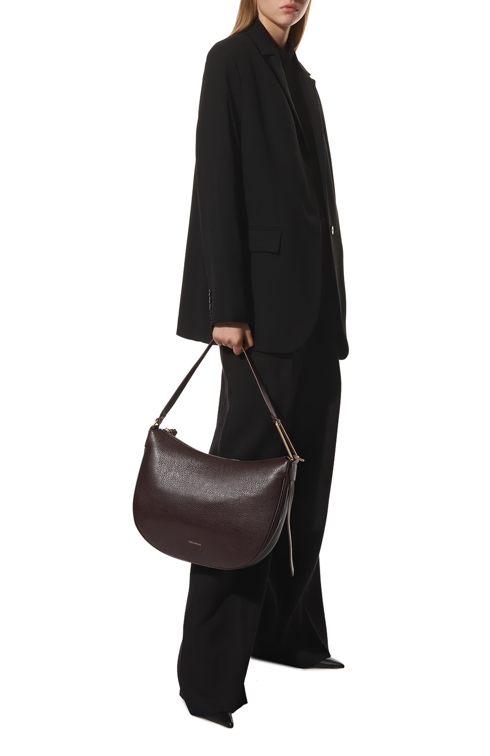 Сумка priscilla small COCCINELLE бордового цвета по цене 42000 руб., арт. E1 NE0 13 02 01, фото 7 Сумка priscilla small COCCINELLE, арт. E1 NE0 13 02 01, фото 7