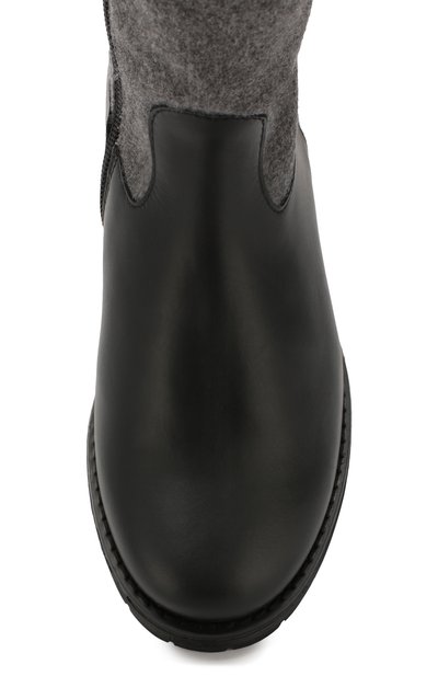 Сапоги с текстильной отделкой IL GUFO, арт. G501/VITELL0 NAPPAC0L0R/31-34, фото 4