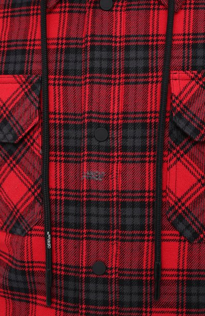 Куртка OFF-WHITE красного цвета по цене 123000 руб., арт. 0MEA236E20FAB0012500, фото 5 Куртка OFF-WHITE, арт. 0MEA236E20FAB0012500, фото 5