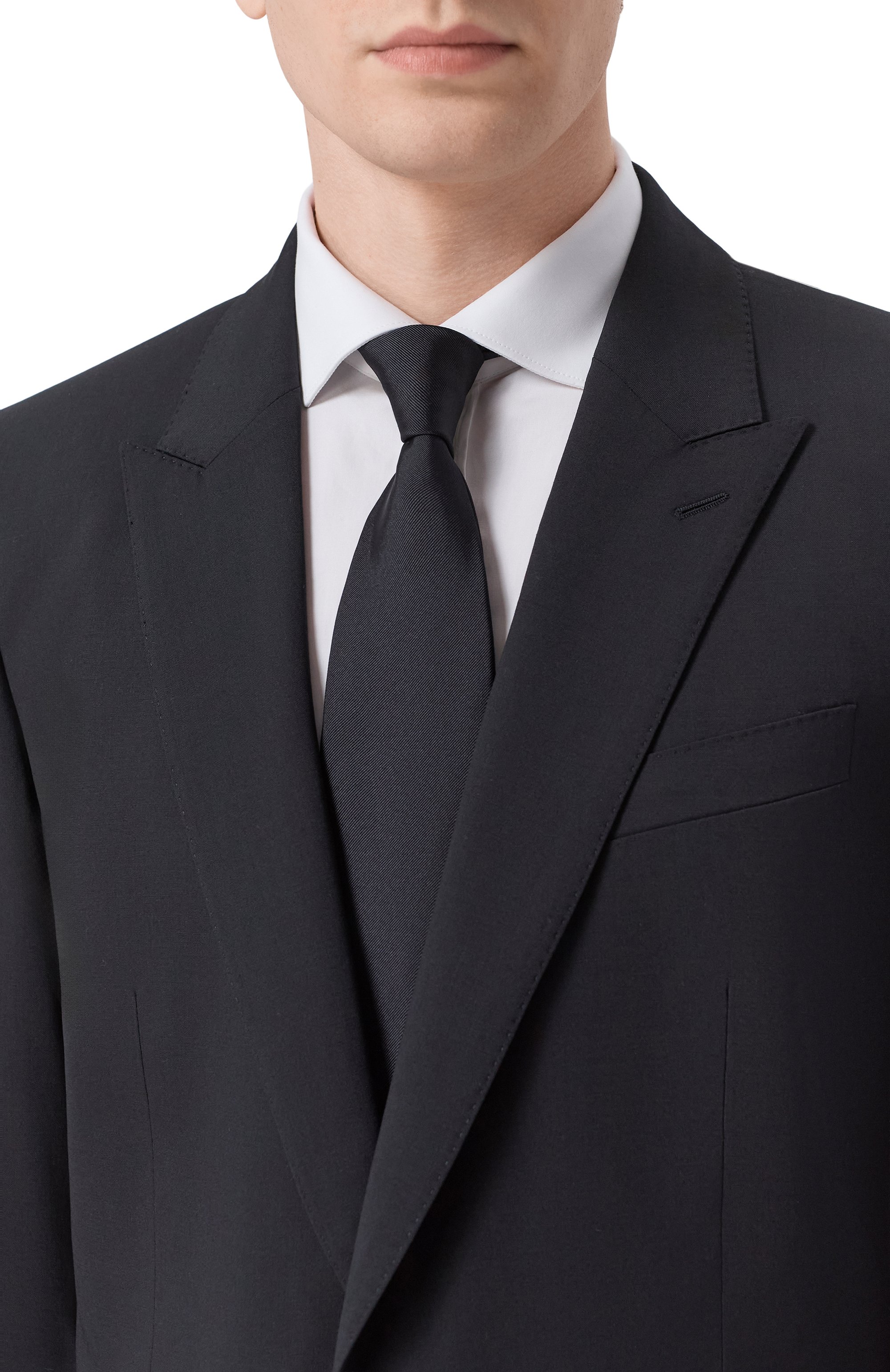 Галстук из шелка и хлопка KITON, арт. UCRVKPC07L58, фото 2