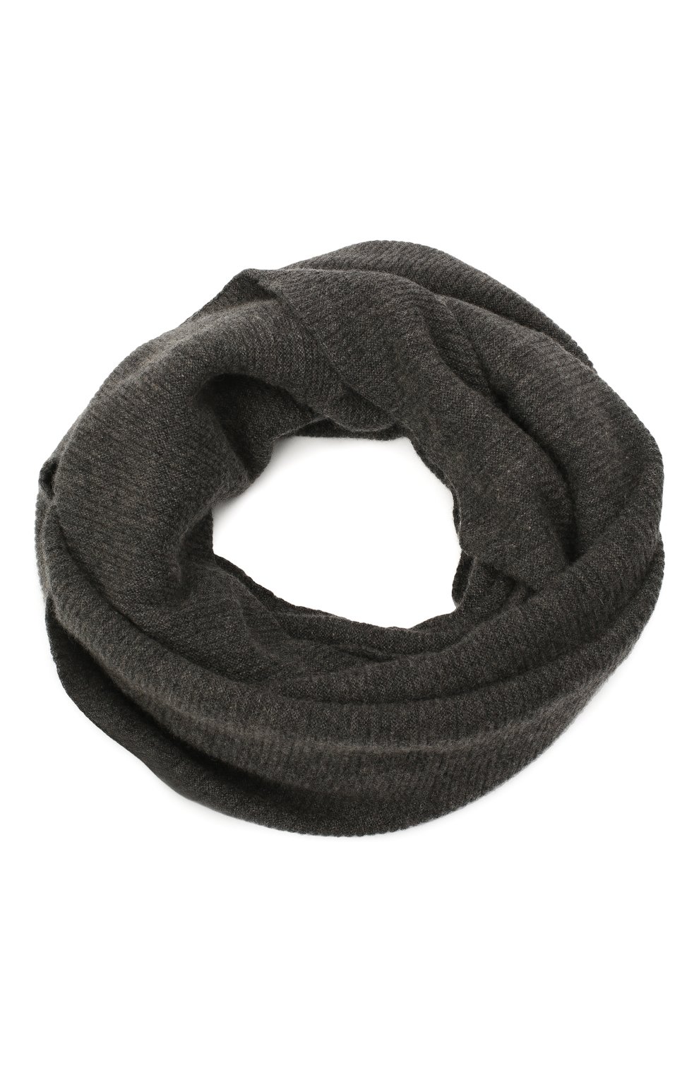 Кашемировый шарф-снуд TEGIN серого цвета по цене 20700 руб., арт. 5233, фото 1 Кашемировый шарф-снуд TEGIN, арт. 5233, фото 1