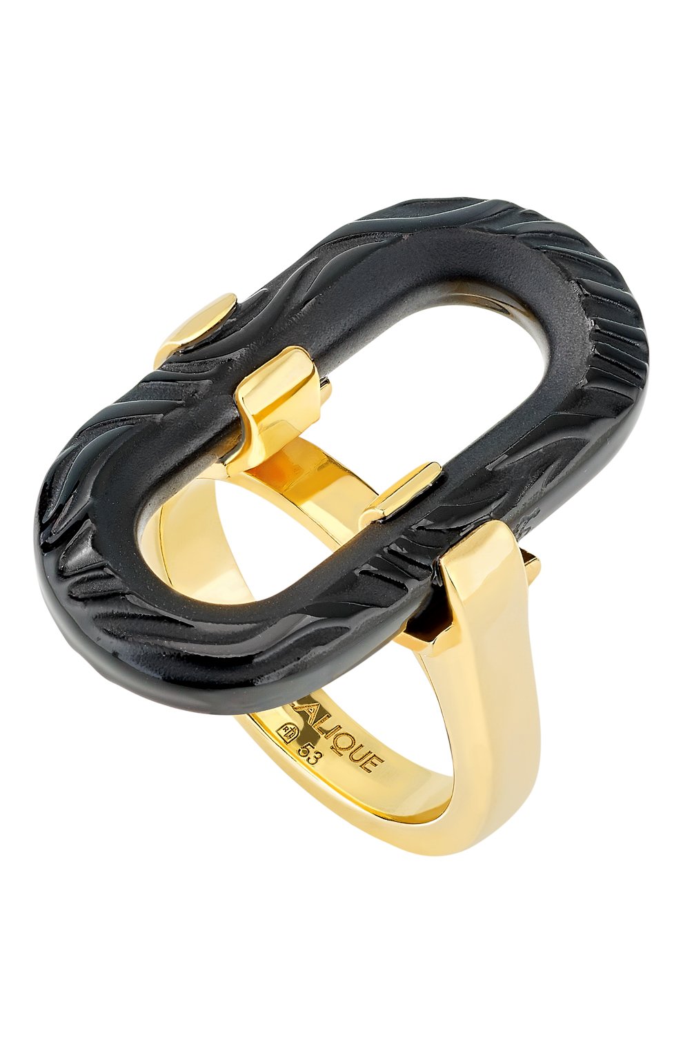 Кольцо empreinte animale LALIQUE золотого цвета по цене 39950 руб., арт. 10768400, фото 1 Кольцо empreinte animale LALIQUE, арт. 10768400, фото 1