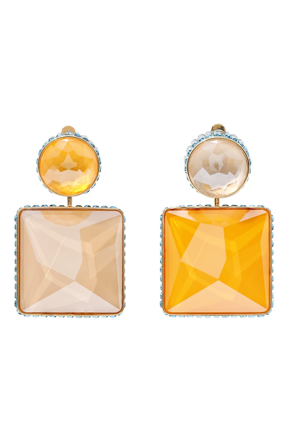 Клипсы orbita SWAROVSKI желтого цвета по цене 24750 руб., арт. 5600522, фото 1 Клипсы orbita SWAROVSKI, арт. 5600522, фото 1
