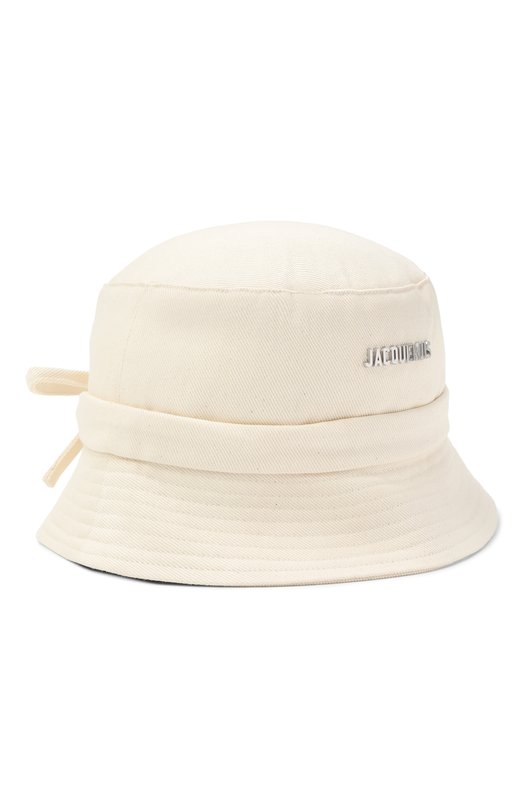 Хлопковая панама Jacquemus 22HACU00001/AE00014 Кремовый 22HACU00001/AE00014