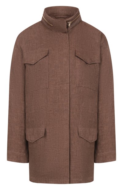 Женская льняная парка MVST, арт. M26.2PW.0024/4193D