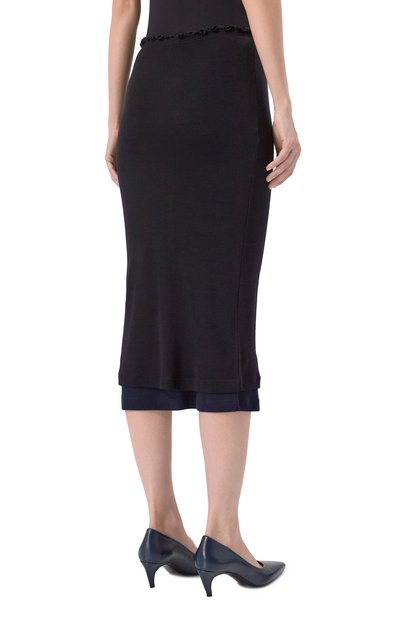 Шерстяная юбка JIL SANDER, арт. J40FV0116/J20226, фото 4