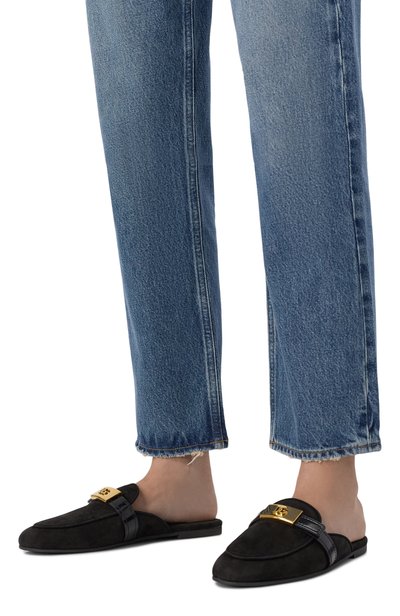 Замшевые сабо young princess DOLCE & GABBANA, арт. CI0231/A3S71, фото 2