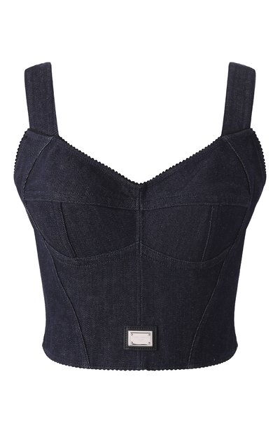 Женский джинсовый топ-корсет DOLCE & GABBANA, арт. F7W98D/G8LT2