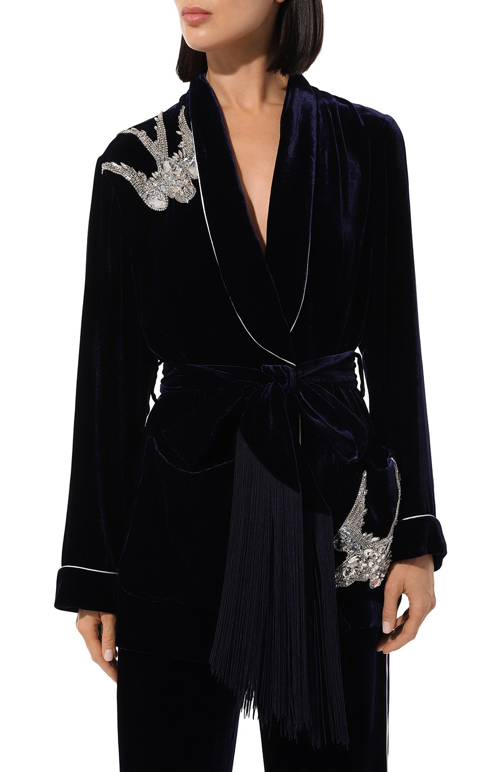 Бархатное кимоно YANINA, арт. T-2707, фото 3