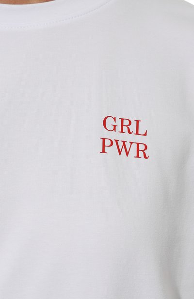 Хлопковая футболка SEVEN LAB белого цвета по цене 8190 руб., арт. CTR1.01.100.257.08104, фото 5 Хлопковая футболка SEVEN LAB, арт. CTR1.01.100.257.08104, фото 5