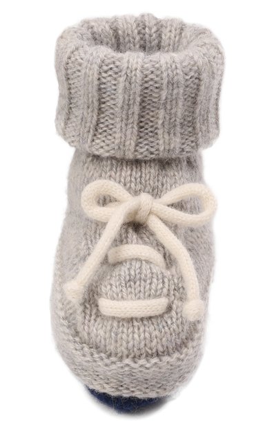 Кашемировые пинетки BABY T, арт. 21AIC823SA, фото 4