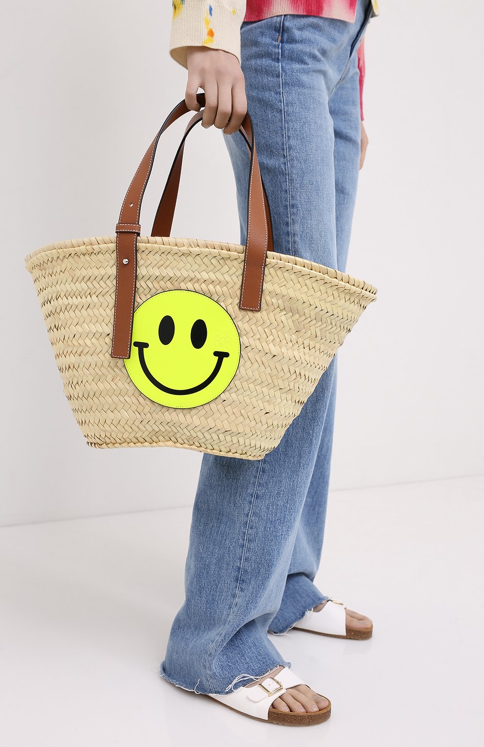 Сумка basket loewe x smiley LOEWE, арт. A223S92X03, фото 2