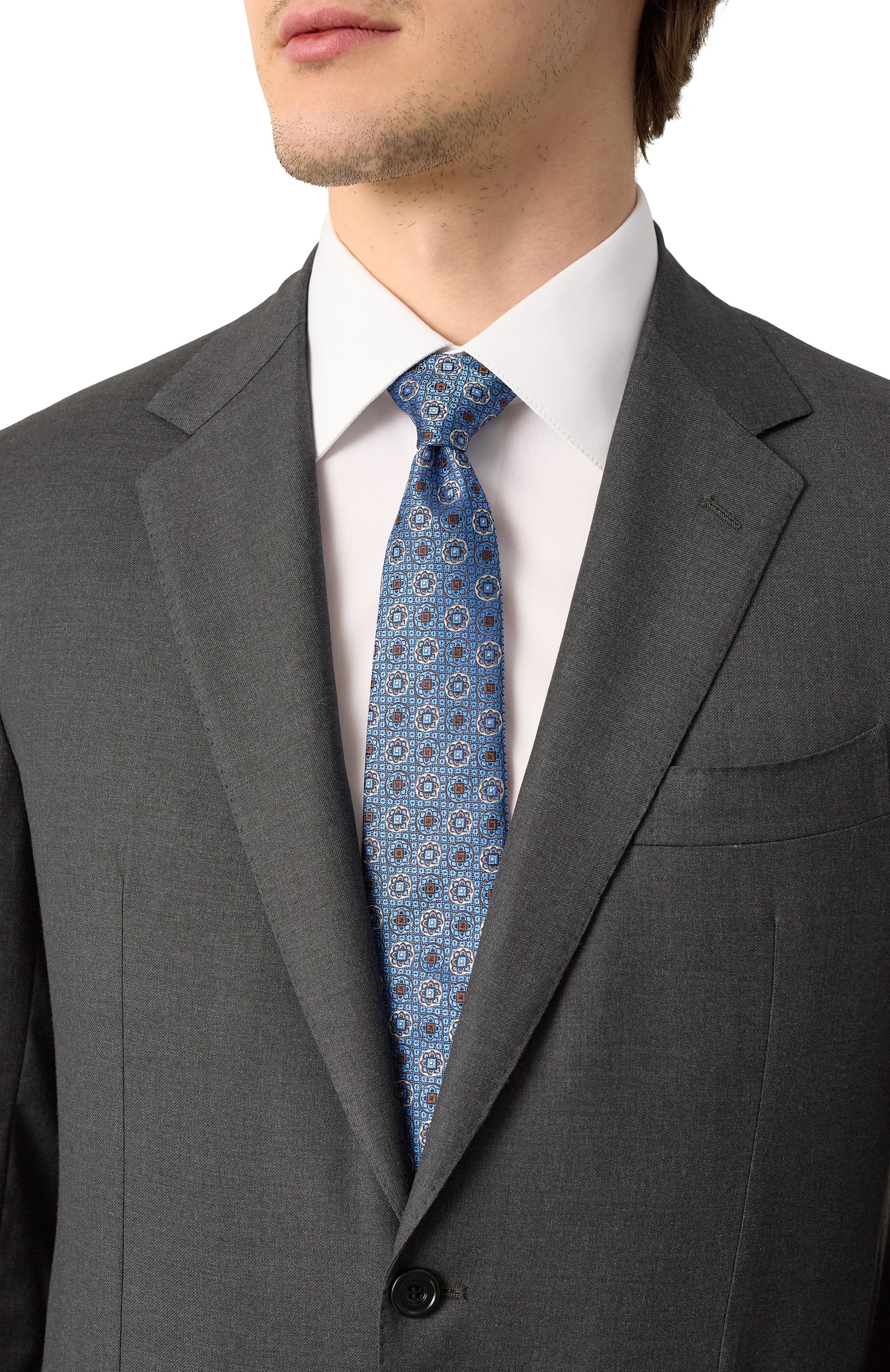 Шелковый галстук CANALI, арт. 18/HJ04194, фото 2