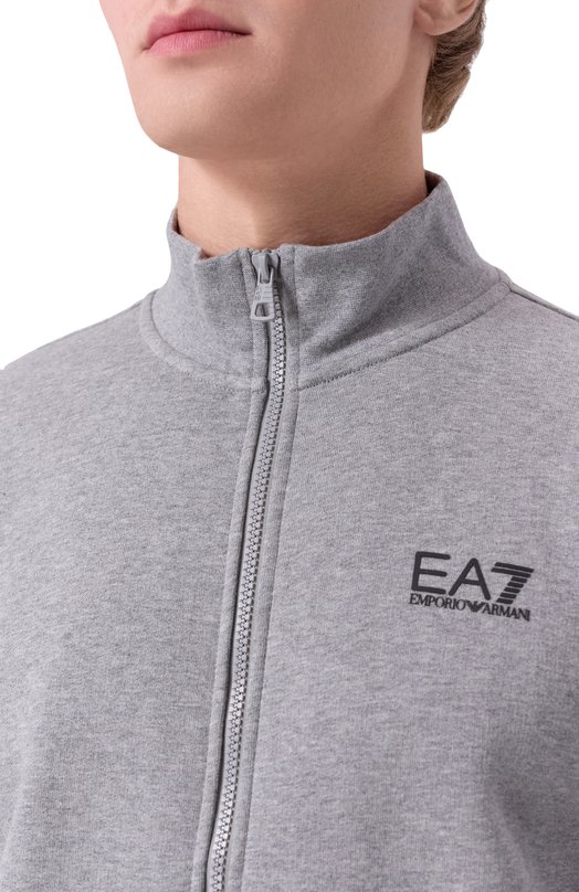 Хлопковый спортивный костюм EA7 8NPV67/PJVTZ Серый  8NPV67/PJVTZ Фото 6