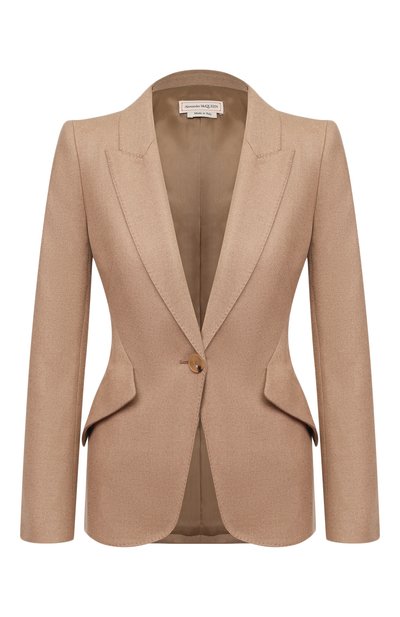 Женский шерстяной жакет ALEXANDER MCQUEEN, арт. 632012/QKAAM
