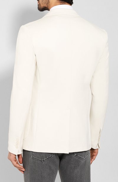 Хлопковый пиджак DOLCE & GABBANA, арт. G2NW6Z/FUGJM, фото 4