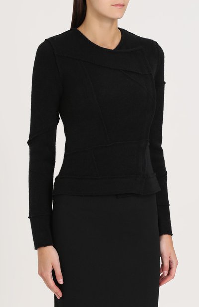 Приталенный кашемировый кардиган TOM FORD черного цвета по цене 334000 руб., арт. CAK274-YAX149, фото 3 Приталенный кашемировый кардиган TOM FORD, арт. CAK274-YAX149, фото 3