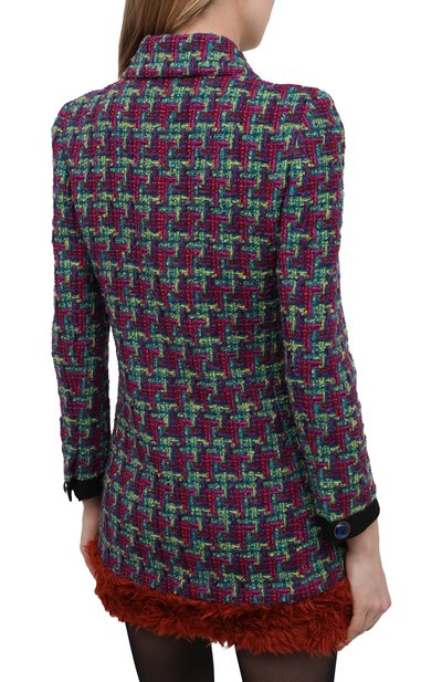 Шерстяной жакет SAINT LAURENT, арт. 675845/Y7D64, фото 4