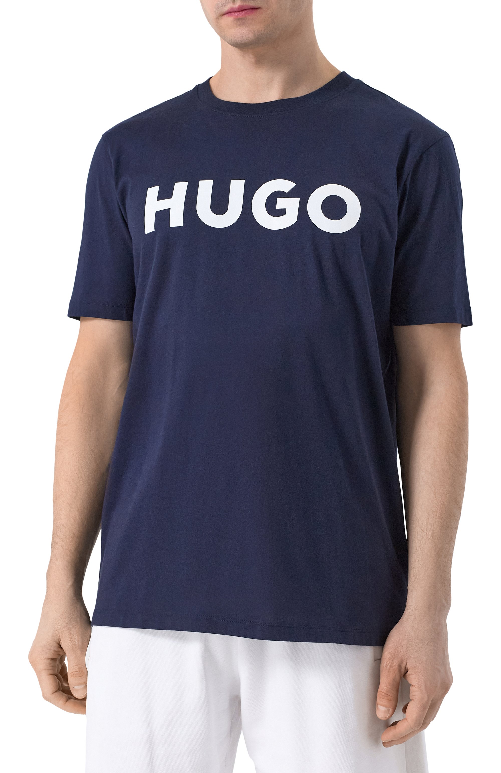 Хлопковая футболка HUGO, арт. 50467556, фото 3