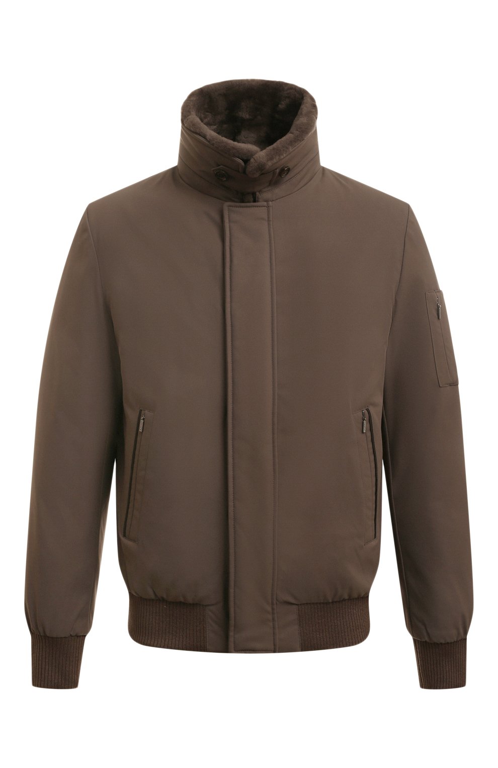 Пуховый бомбер с воротником из овчины GIMO'S, арт. 4W20.U.040.345, фото 1