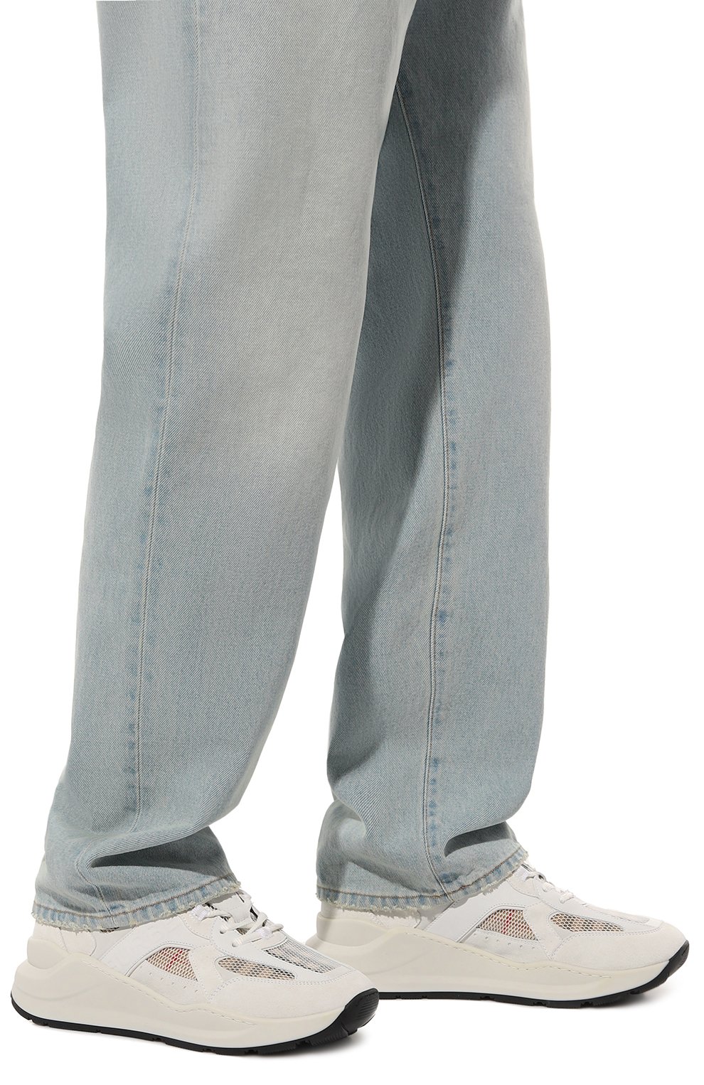 Комбинированные кроссовки BURBERRY, арт. 8061880, фото 3